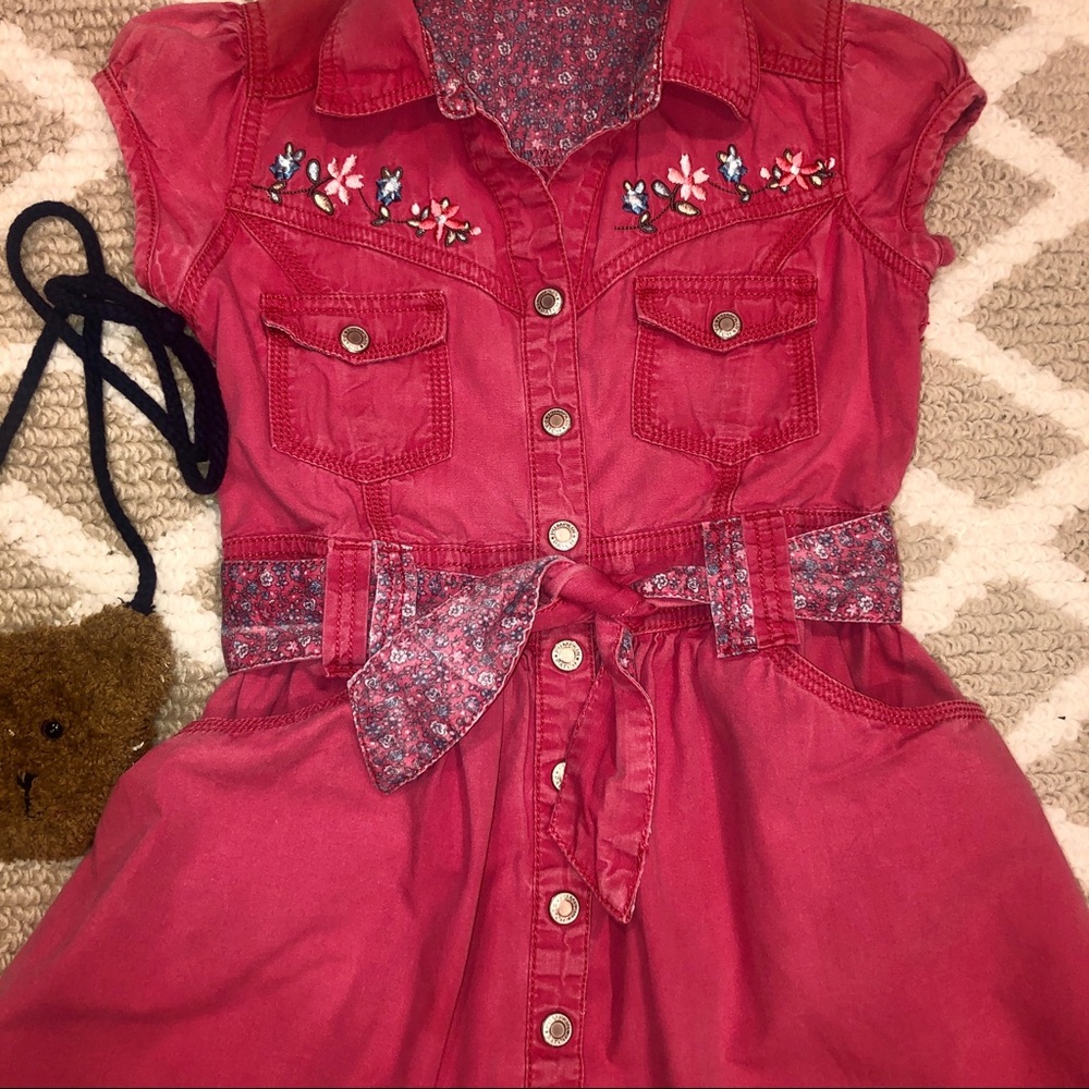 Australian beautiful pink shirt dress! Details!!!